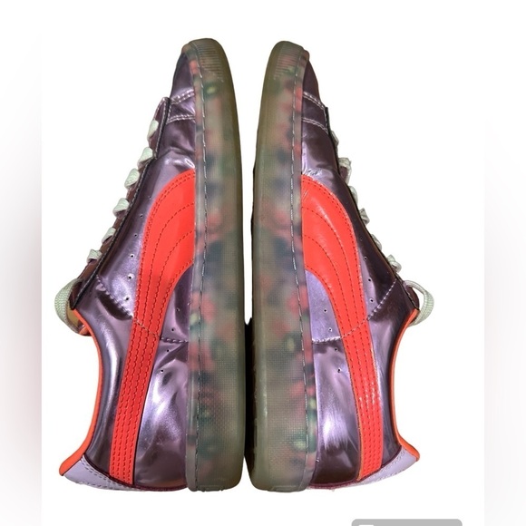 Puma x Sophia Webster Basket Metallic Sneakers Candy Princess Size 7.5 - Picture 5 of 9